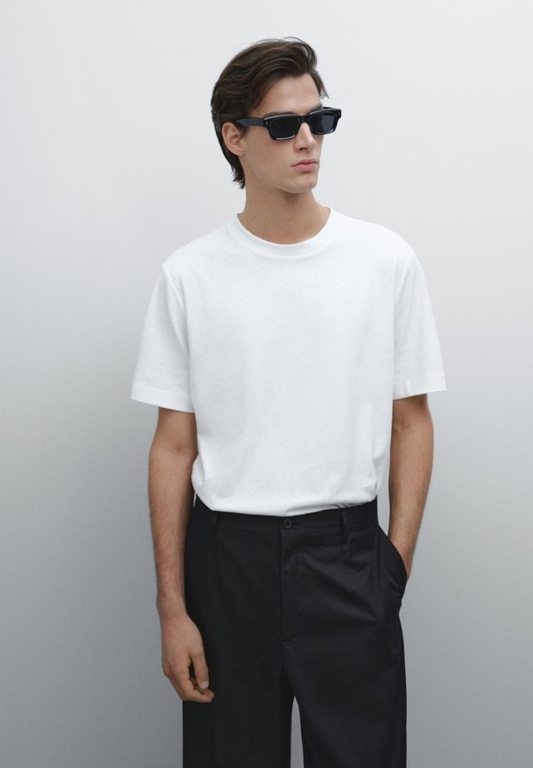 SHORT SLEEVE - T-Shirt basic - beige