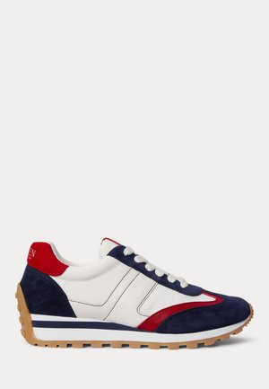 Lauren Ralph Lauren, DANI COLOR-BLOCKED LEATHER SNEAKER - Tenisky - dark blue/white/red