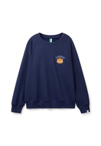 United Colors Of Benetton Camiseta De Pijama Para Hombre - 100% Algodón, Cuello Redondo, Estampado Frontal, Lavable A Máquina, Comodidad Y Estilo Para Dormir