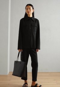 Marc O'Polo INDOOR JACKETS SHIRT STYLE ATTACHED POCKET - Vasaras jaka - black