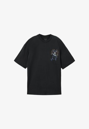 AllSaints, - T-shirt z nadrukiem