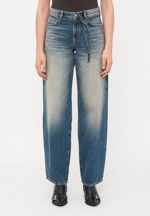 ONLGIANNA STRAIGHT - Straight leg -farkut - dark blue denim