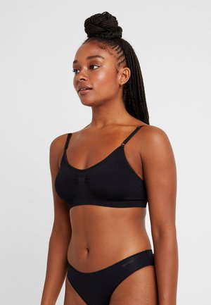 COMFORT BRA SPAGHETTI STRAPS - Korsetes izstrādājums ar stīpiņām - black