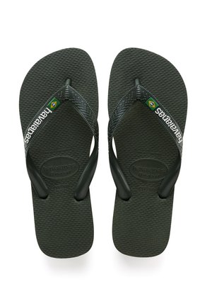 BRASIL LOGO UNISEX - Infradito - green olive