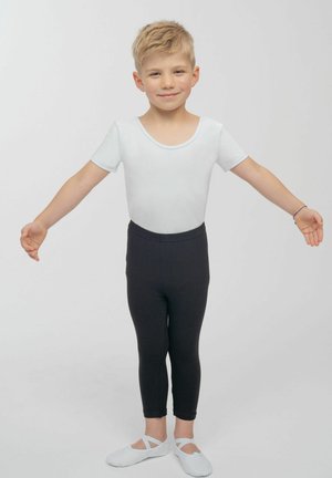 Tanzmuster KURZARM LEO - Basic T-shirt - weiß