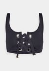 LACE UP - Bikinitop - black