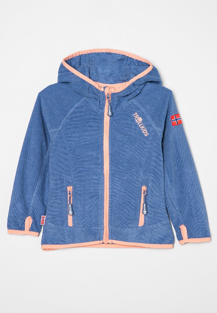 Trollkids Fleecejas blauw
