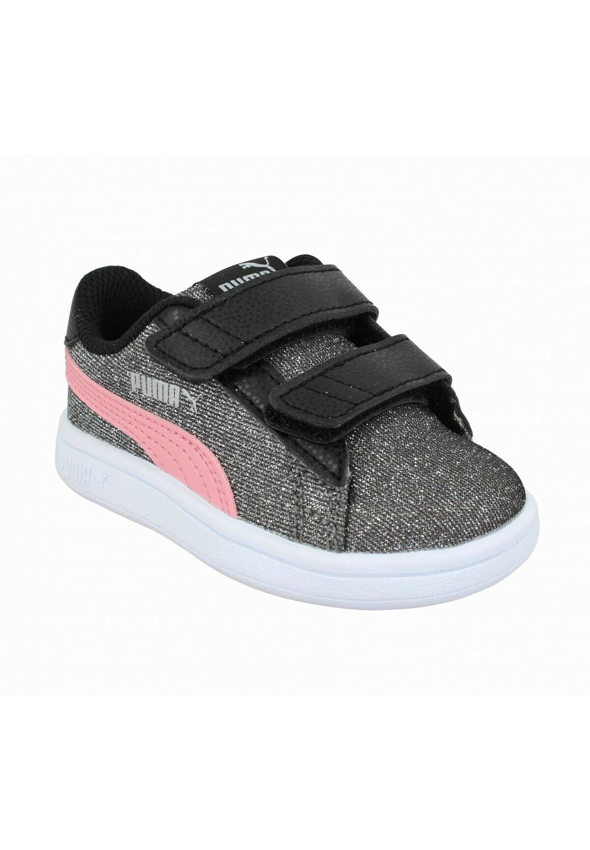 Puma SMASH V2 GLITZ - Sneaker low - black/schwarz - Zalando.de