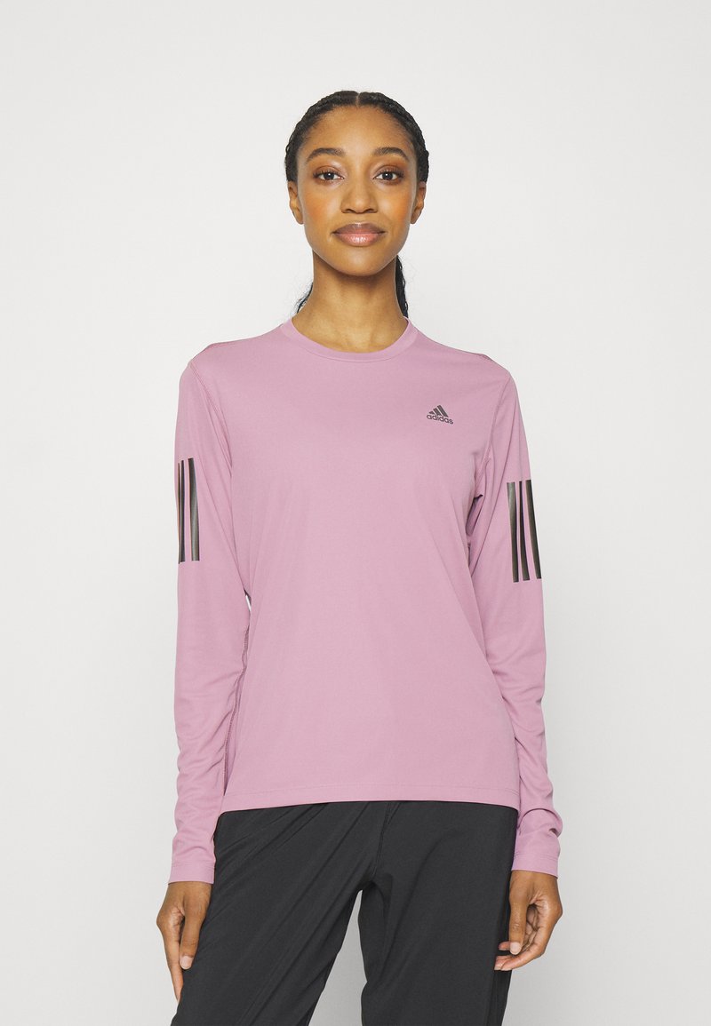 adidas Performance OWN THE RUN - Bluză cu mânecă lungă - wonde orchid