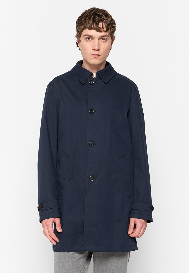 Bugatti Halflange jas blauw