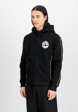 LOGO ZIP HOODIE BP - Zip-up sweatshirt - black