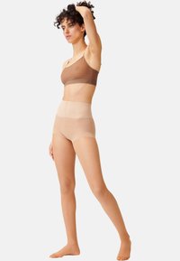 ITEM m6 INVISIBLE CONTROL - Strumpfhose - almond