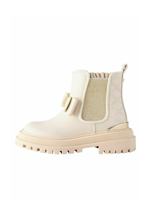 REGULAR FIT WITH BOW - Stiefelette - bone