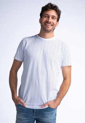 T-shirt con stampa - bright white