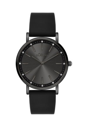 KLASSISCH MIT FUNKELNDEN STEINEN - Uhr - schwarz