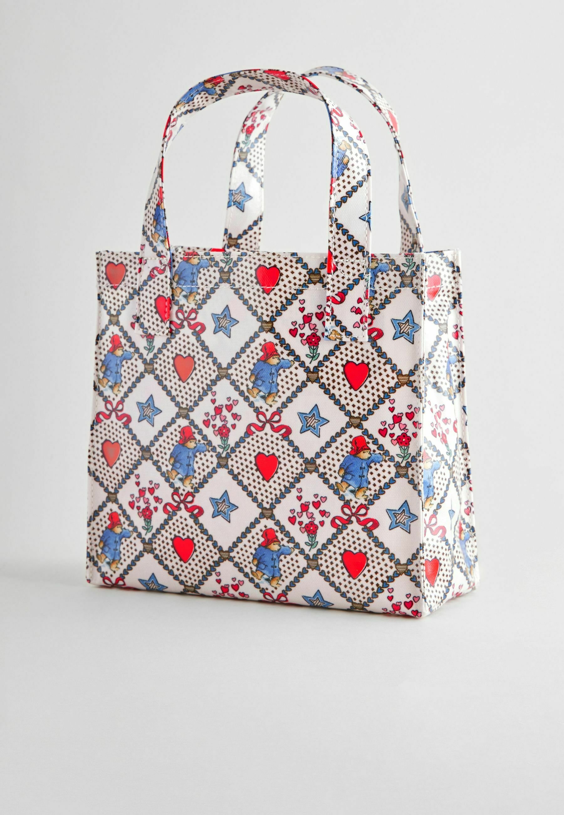 Cathkidston スモール ブックバッグ Paddington Check Ecru PADDINGTON SMALL BOOKBAG