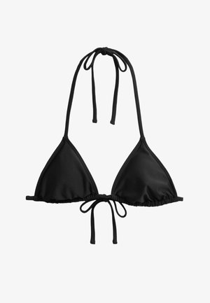 Marks & Spencer, PADDED HALTERNECK TRIANGLE BIKINI TOP - Bikinitop - black