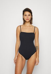 Seafolly - BB BIG CUP DIVE BANDEAU ONE PIECE - Badedrakt - black Miniatyrbilde 1