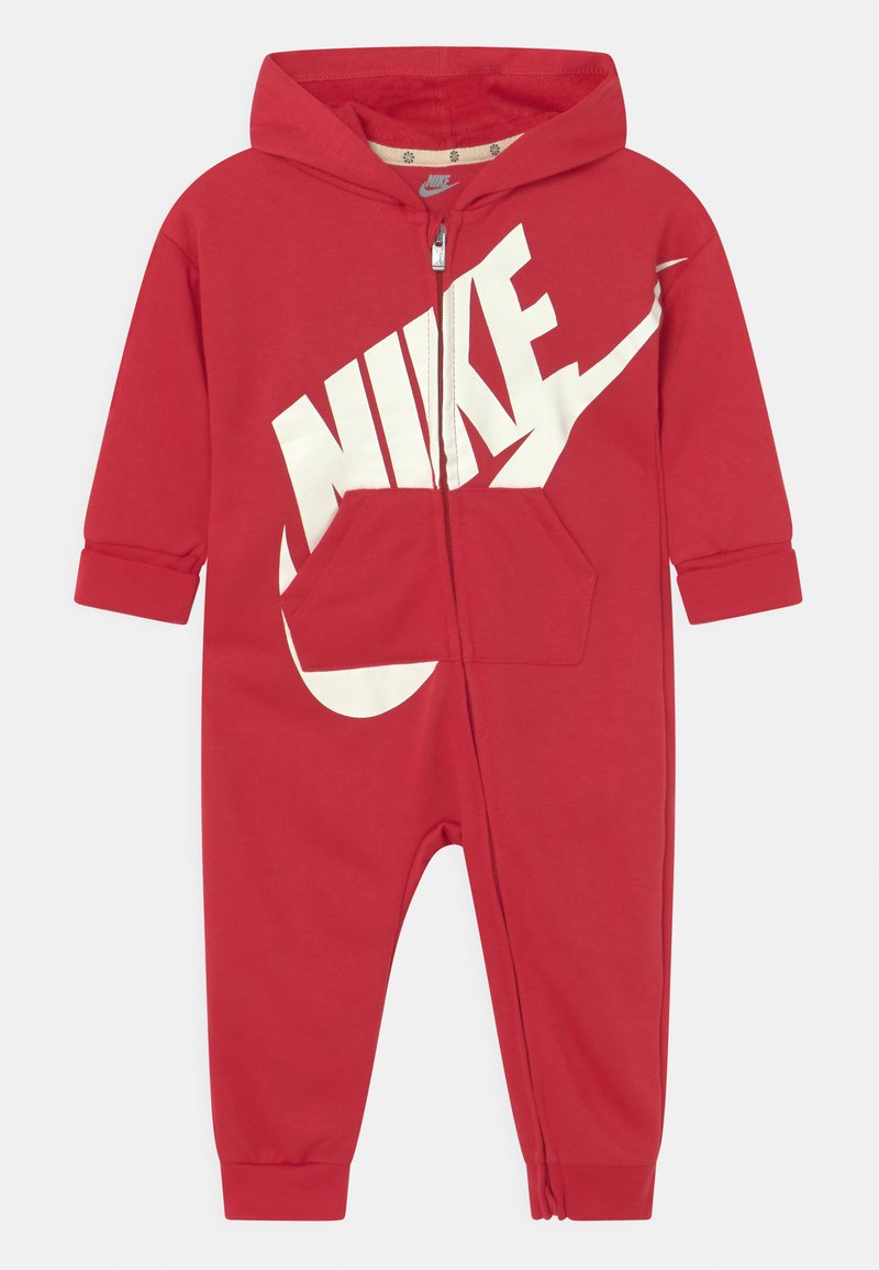 red and black nike jumpsuit