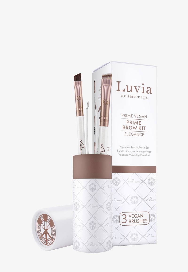 Luvia Cosmetics - PRIME BROW KIT - Make-up Set - pearl white/coffee brown, Ampliar
