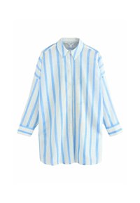 Next COVER-UP REGULAR FIT - Dodaci za plažu - blue white lemon print
