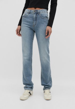 Straight leg jeans - blue denim