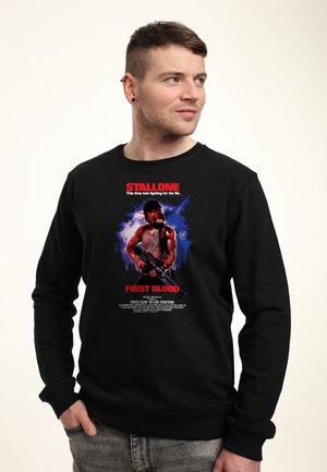 Henry Tiger, RAMBO FIRST BLOOD MOVIE POSTER - Sweatshirt - jet black