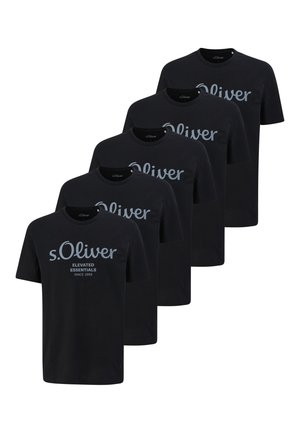 5 Pack - T-Shirt print - schwarz