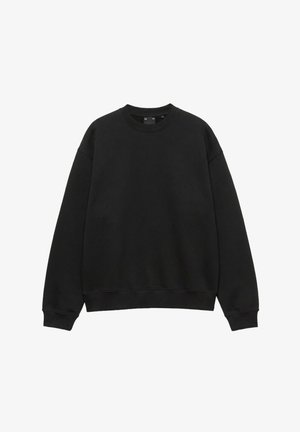 PULL&BEAR, RELAXED FIT - SWEATSHIRT - Felpa - black