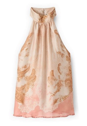 Motivi, TOP CON STAMPA E COLLETTO ARRICCIATO - Blusa - rosa cipria