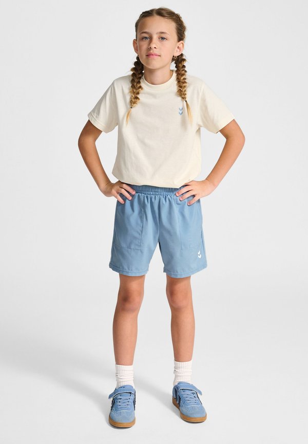 Kurze Sporthose - faded denim