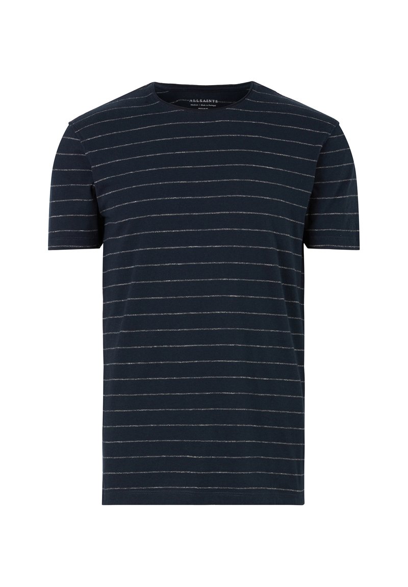 AllSaints T-shirt print donkerblauw