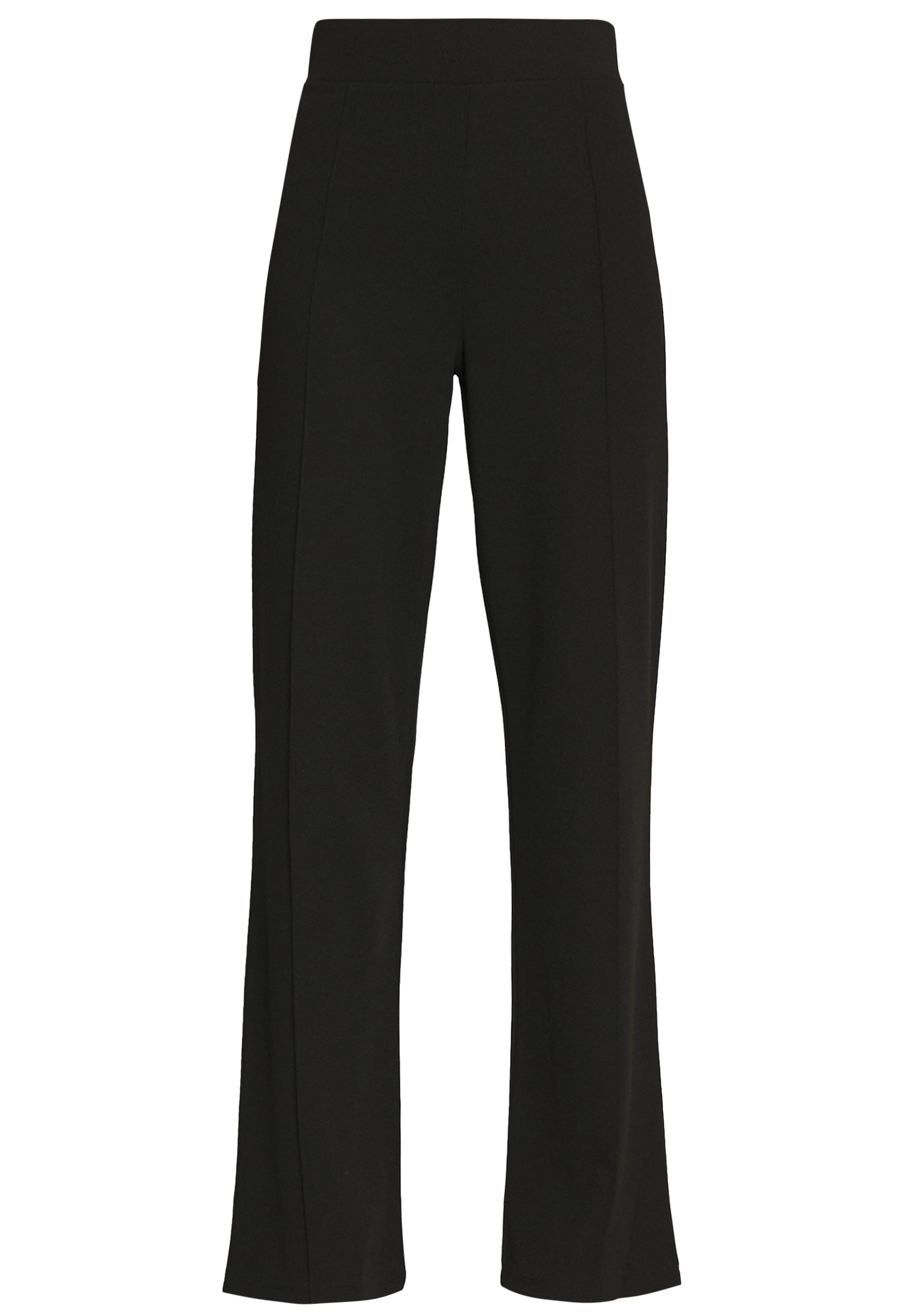 DETAILED WIDE PANTS Bukse black DETAILED WIDE PANTS Bukse black