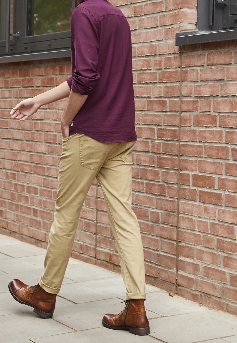 Jack & Jones Bottines à lacets - cognac