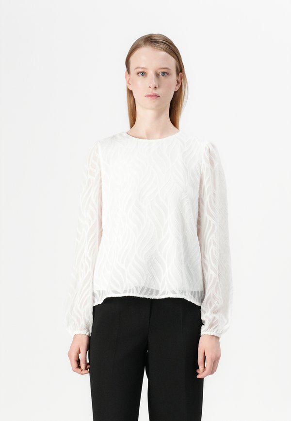 VIMIKA O NECK  - Bluse - cloud dancer