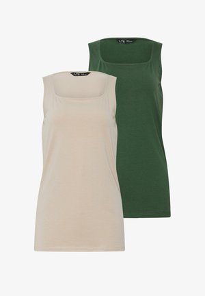 Long Tall Sally, TALL MULTIPACK TOPS & VESTS - Toppi - green