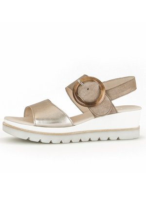 Gabor, Plateausandalette - beige