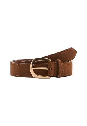 Belt - brown, gold-coloured