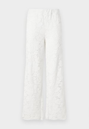 VILA VICEREN PANTS - Stoffhose - cloud dancer
