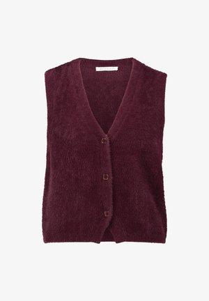 Betty & Co Strickjacke - dark aubergine