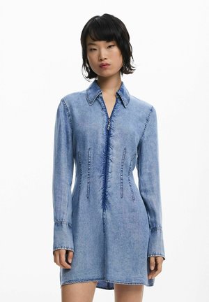 LONG-SLEEVE - Farmerruha - blue