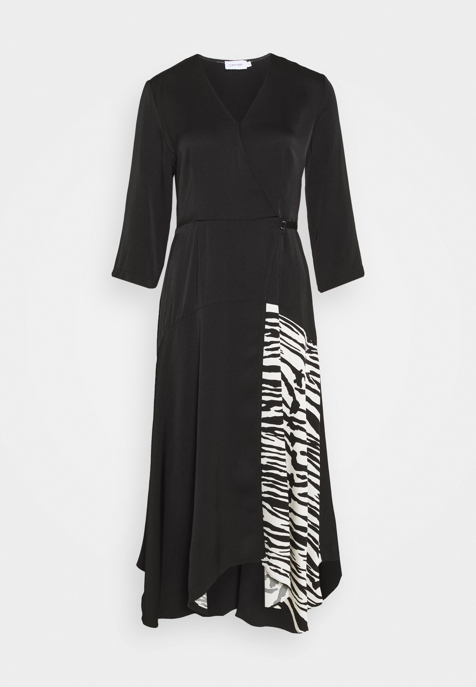 calvin klein wrap dress