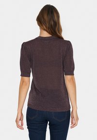 Saint Tropez PAUSZ SHIMMER - T-paita - fudge