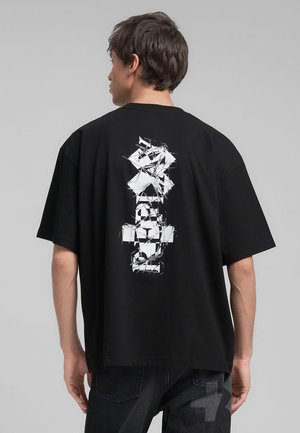 REPLAY X MARTIN GARRIX TSHIRT - Marškinėliai su spaudiniu - black