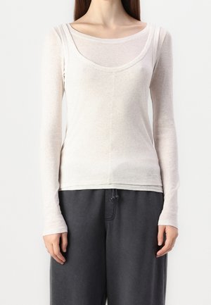 T-shirt à manches longues - beige