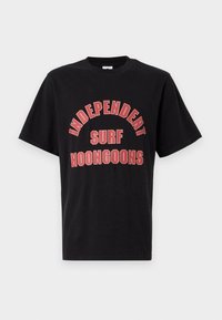 SOLO SURF UNISEX - Potiskana majica - black