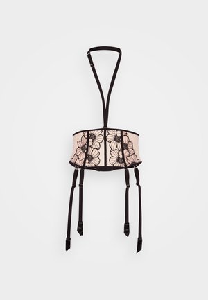 Chantelle WAIST CINCHER - Suspenders - black/soft pink