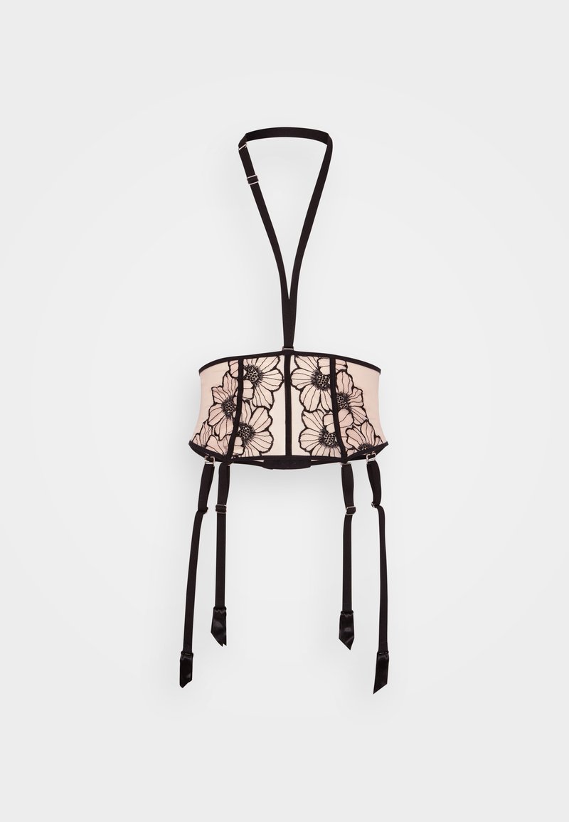 Porte-jarretelles Chantelle Modèle Palazzo Taille M Noir/cassis - Neuf Avec étiquettes