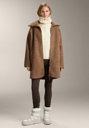 SHEARLING - Krátky kabát - brown