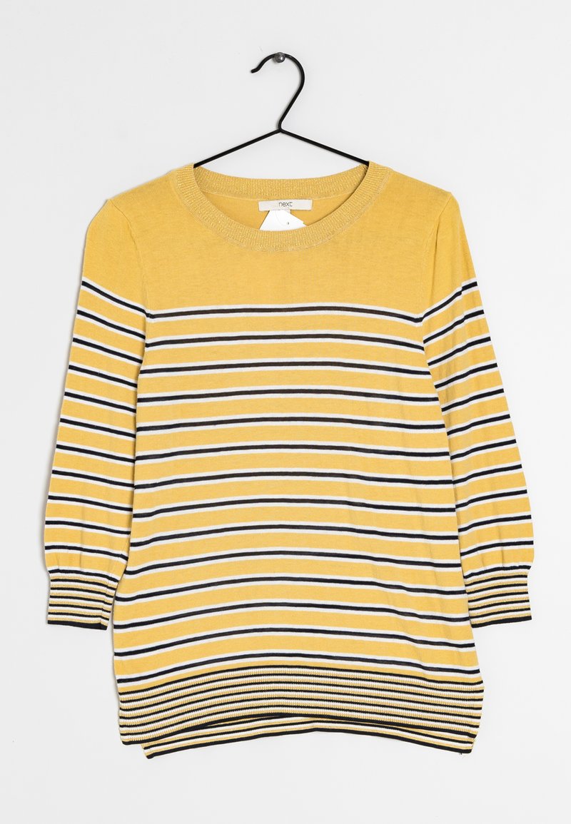 Next Pullover - yellow/dark brown